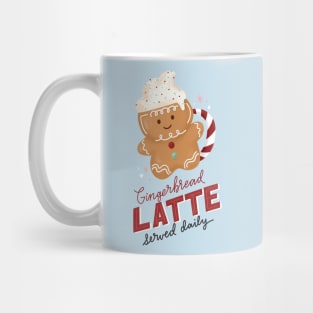 Winter Christmas Gingerbread Latte Mug